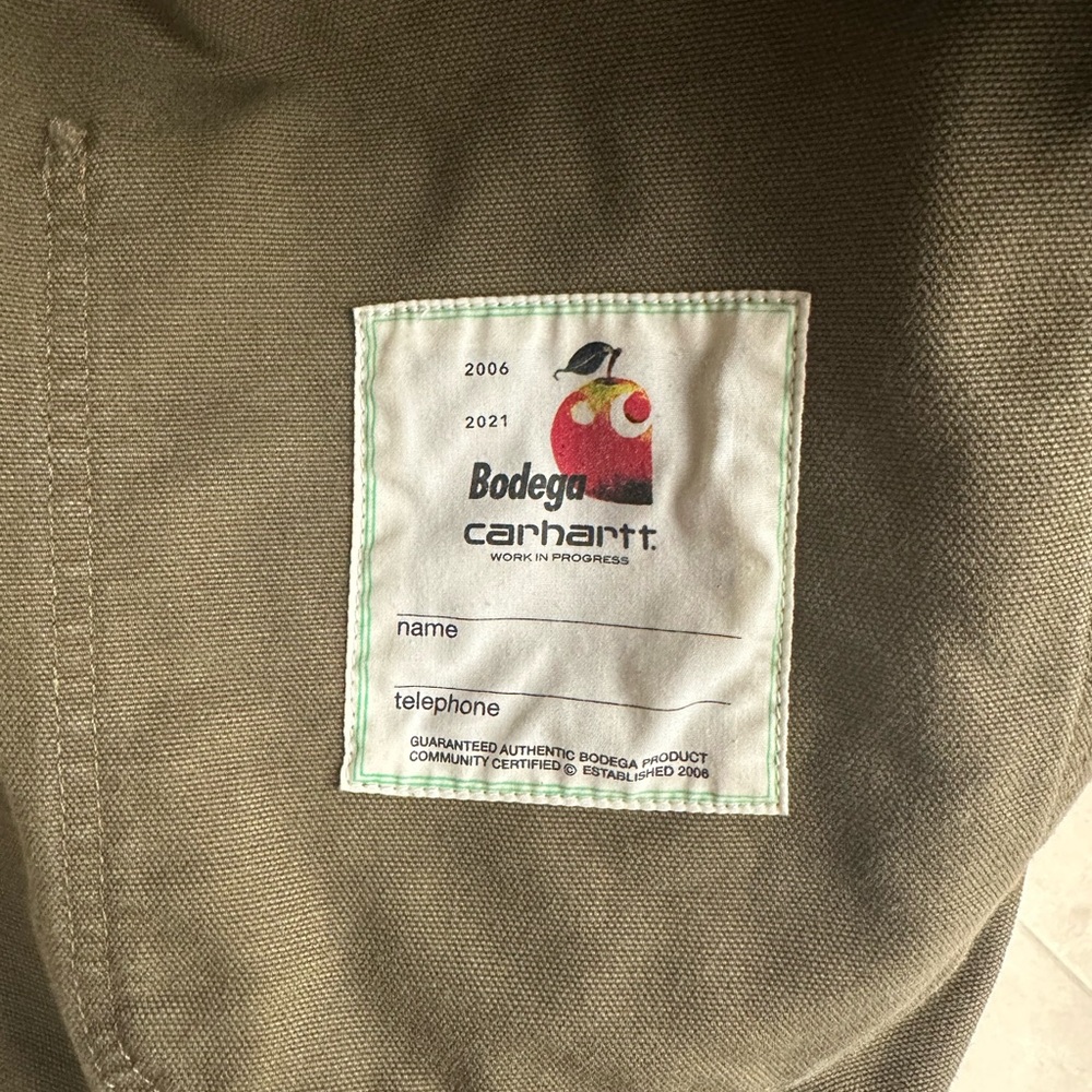 Carhartt wip x Bodega Jacket NWT. - Picture 8 of 13